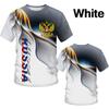 2022 3D Eagle Russia Flag Summer Fashion Street Style Printed T Shirt Men Moscow O Neck T Shirt Fashion