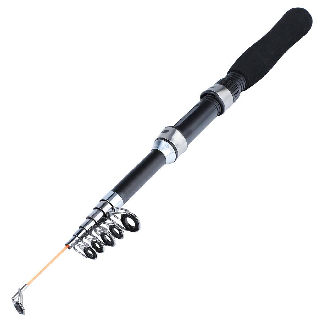 SOUGAYILANG Спиннинговая телескопическая удочка 1,6 м, 99% углеродное волокно, приманка, удочка для путешествий на открытом воздухе, окунь, карп, песка