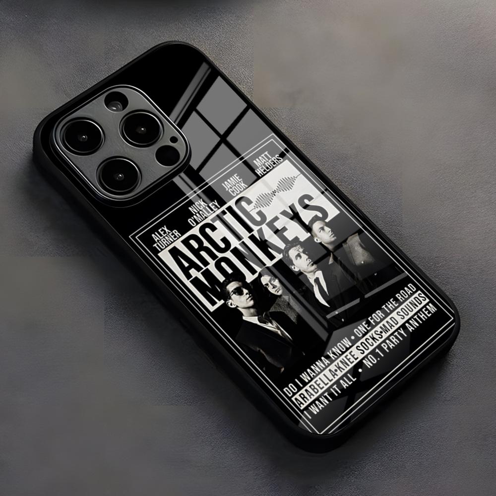 Fashion Arctics Monkeys Phone Case For IPhone 17 Pro Max 16 15 14 Pro Max 13 11 X Xs Xr 8 7Plus Silicone Cover