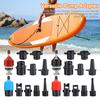 Inflatable SUP Pump Adapter Kit Paddle Board Valve Adapter Air Compressor Valve Converter Nozzle Set for Inflatable Boat Bed Surfboard