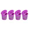 100ML 4Pcs Refillable Reusable Coffee Capsule Cup Filter for Coffee Machine Accessories