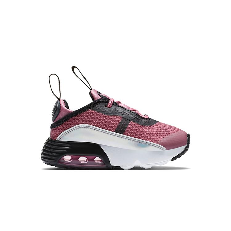 Nike Модные дышащие низкие кроссовки для бега Air Max 2090 Черно-розовые для младенцев и малышей DB0929-600
