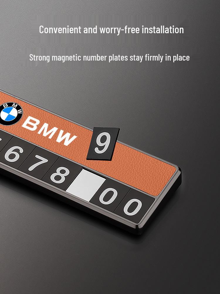Временная парковочная номерная табличка для телефона BMW для перемещения автомобиля