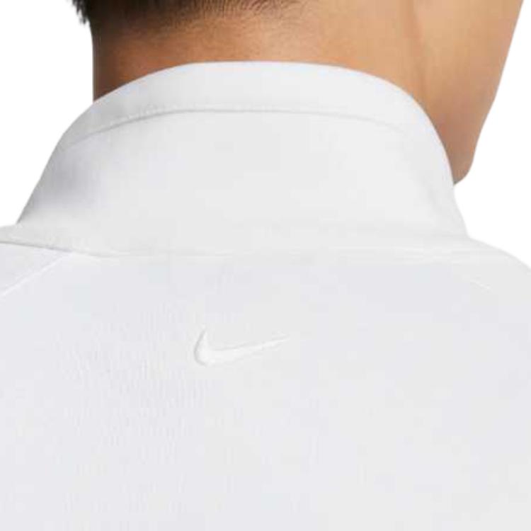 Nike Мужская куртка Kobe 9 Stand Collar Casual Long Sleeve, однотонная, белая, FZ0937-100