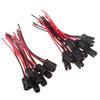 10 шт. Dc12V T10 W5W 194 168 гнездо держателя габаритного фонаря разъем провода жгута лампочек запасные части автомобиля