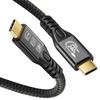 240 Вт Быстрозарядный USB 3.2 Type-C Кабель для Huawei и Apple: Высокоскоростная передача данных 20G и HD-видео