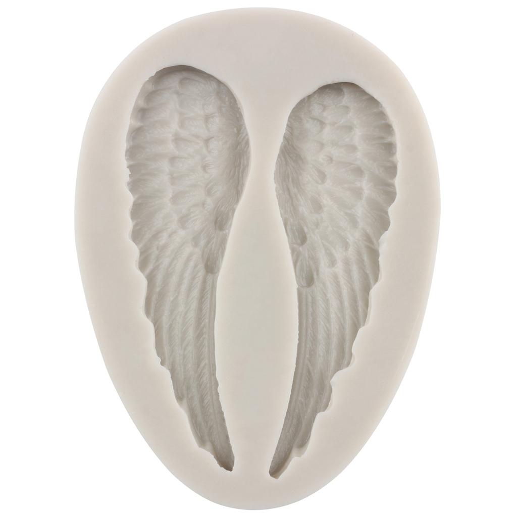 Крылья ангела, силиконовые формы для помадки для украшения торта, топпер для кексов, конфеты, шоколадная жвачка, паста, формы из полимерной глины