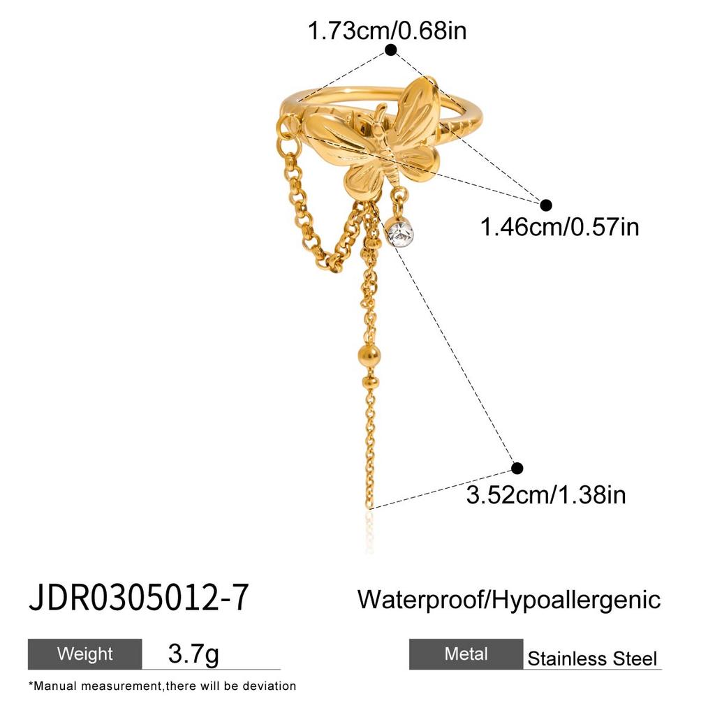 Youthway Стиль Y2K Подвеска Цветок из Пресноводного Жемчуга Кольцо с Кисточкой Для Женщин Нержавеющая Сталь Покрытие Золотого Цвета Модный Аксессуар