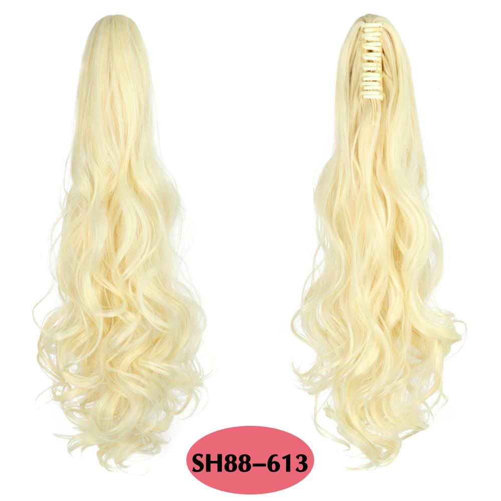 MISSQUEEN Синтетический длинный волнистый накладной хвостик для наращивания волос, зажим для волос, хвостик для женщин, накладные волосы, накладной хвостик