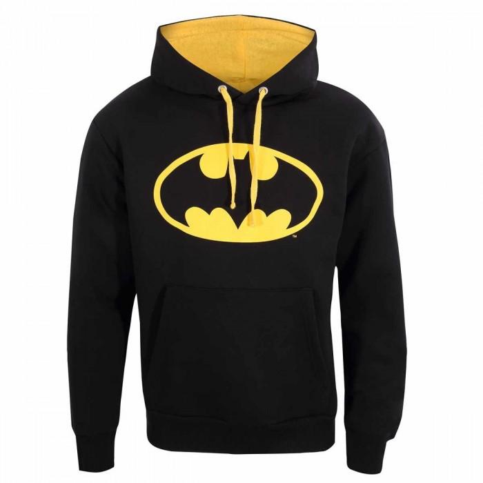 Batman Unisex Adult Contrast Logo Hoodie