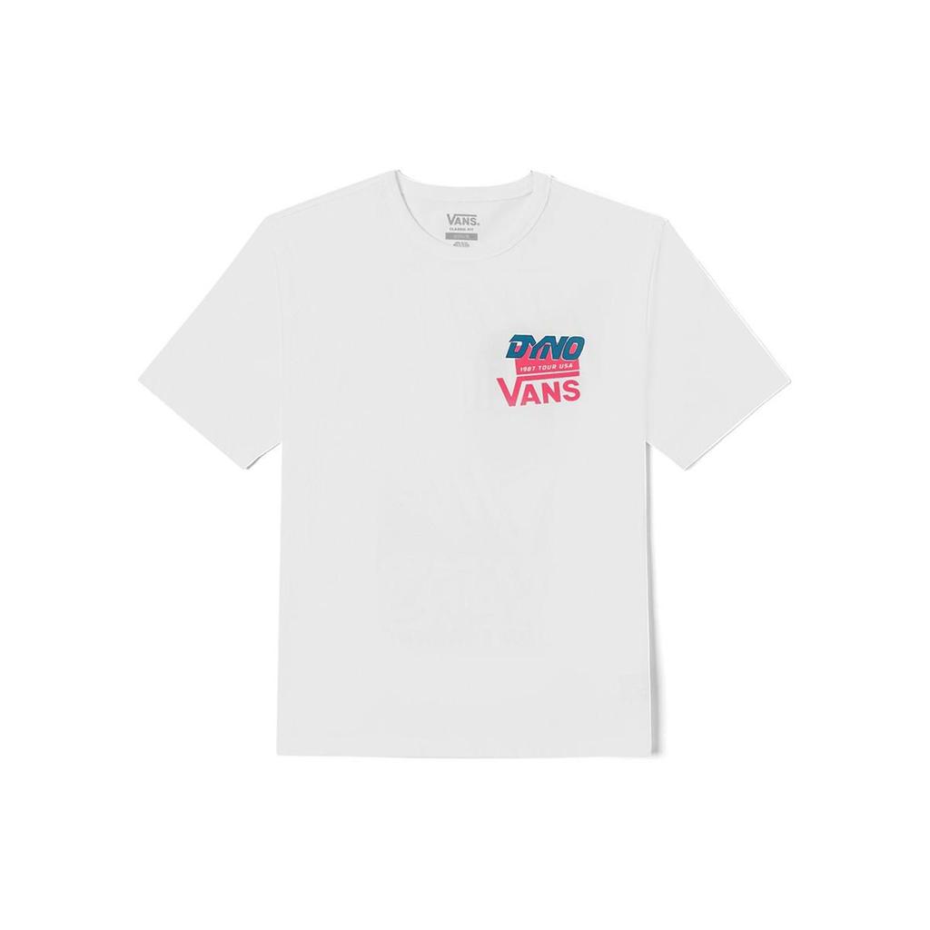 Vans X Our Legends Collaboration SS23 Letter Print Round Neck American Vintage Simple Short Sleeve Drop Shoulder T-Shirt Unisex T-Shirts VN0008D9WHT