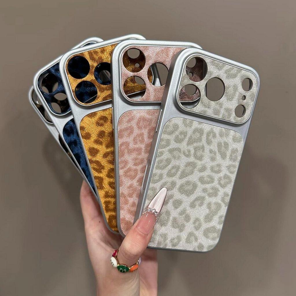 Luxury Seconds Change 17 Leopard Print Phone Case For iPhone 11 12 13 14 15 16 17 Pro Max AIr Shockproof Bumber Cases Cover