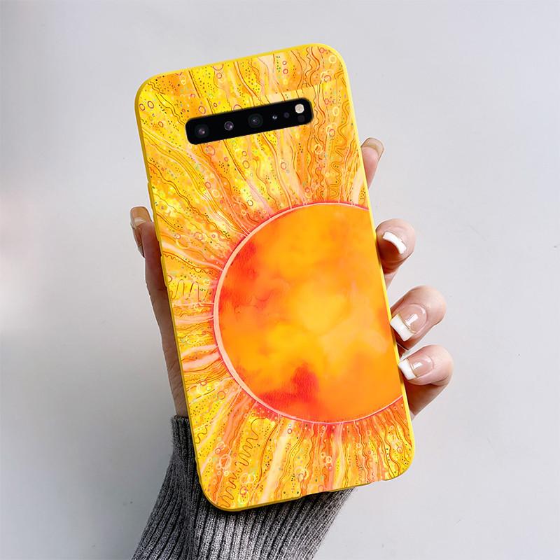 Для Samsung S10 5G Чехол Милый Мультяшный Мягкий Силикон Матовый Тонкий Защитный Чехол для Телефона Для Samsung Galaxy S10 5G G977N Чехол Coque