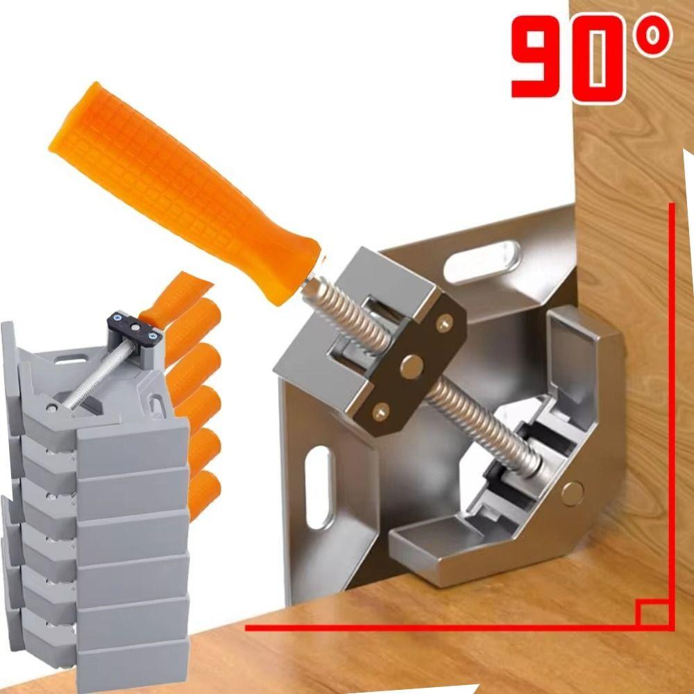 Sturdy Design Right Angle Clamp Adjustable Swing Jaws 90 Degree Angle Clamp Welding Drawers