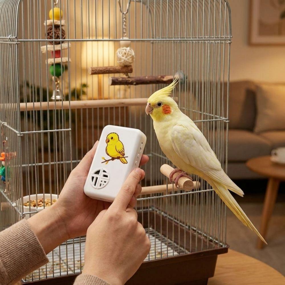 Auto Cycle Bird Talking Trainer Recording Speech Training Machine Bird Training