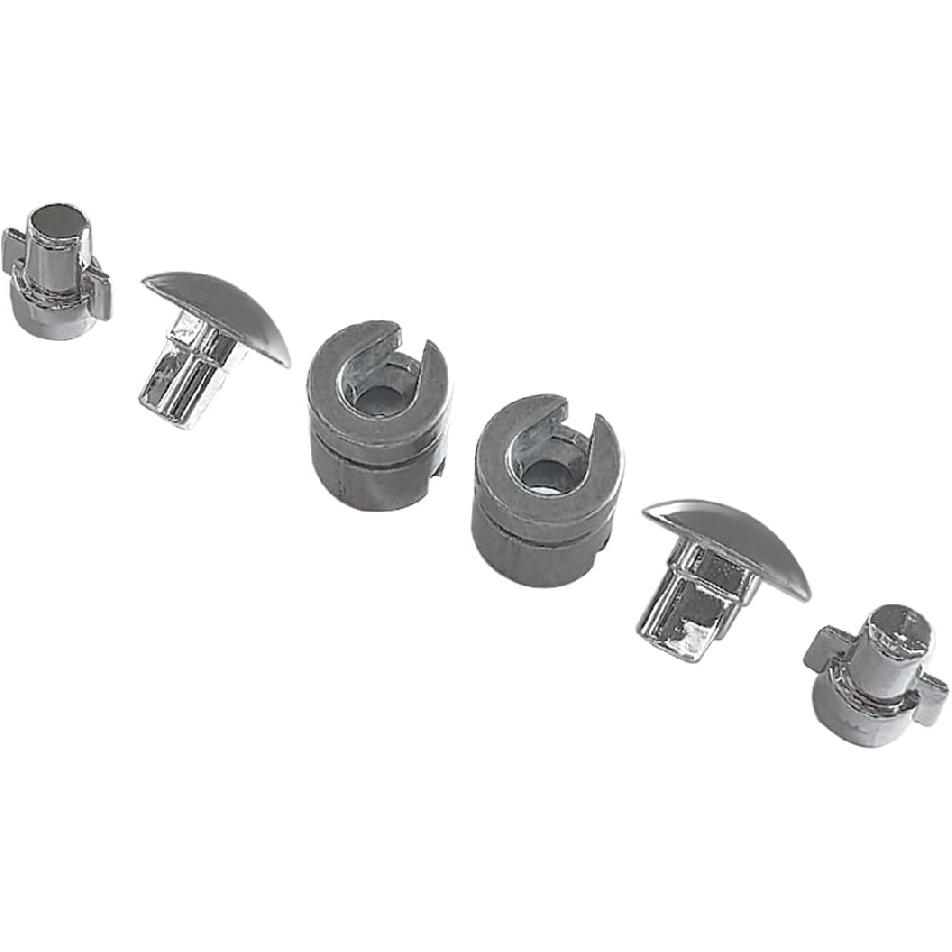 2Set Chrome Locking Vent Window Handle Fit for Chevrolet GMC Trucks 1973-1994, Fits for OEM Part Numbers 76999, BHS01861, DHA35357, 15617125,