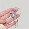 Elegant Zircon Tassel Earrings: High-End Sweet Fairy Style