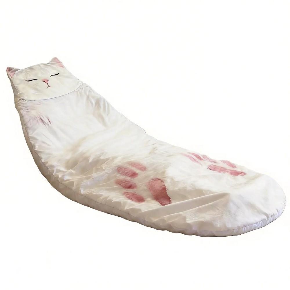 Мягкий Плюшевый Кот Конверт Спальный Мешок Уютное Теплое Одеяло Милый Туристический Спальный Мешок Походы