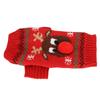 Dog Snow Sweaters Thickening New Year Christmas Dog Holiday Sweaters for Small Medium Dogs XXL Red