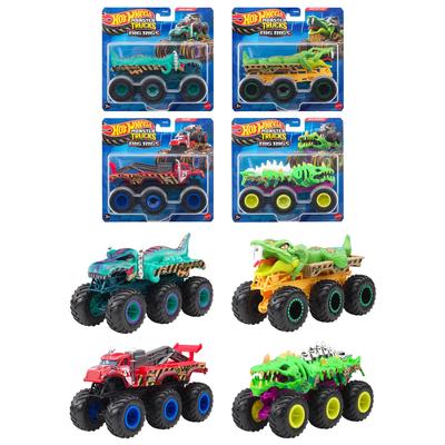 Hot Wheels Монстр Трак Транспортер Ассортимент Игрушечный Транспорт Мини Машинка 4 Машинки Коробка Продается Возраст 3 года и старше Мульти 986G-HWN86