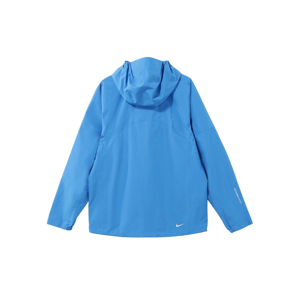 Nike ACG Storm-FIT Cascade Rains однотонная мужская куртка с капюшоном на молнии, верхняя одежда синего цвета DV9416-435
