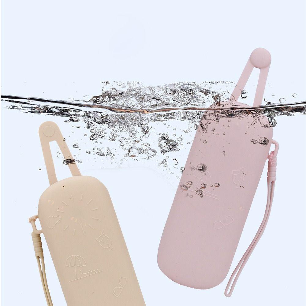 Однотонный чехол для очков Водонепроницаемый держатель для очков Портативная косметичка Женский/Мужской