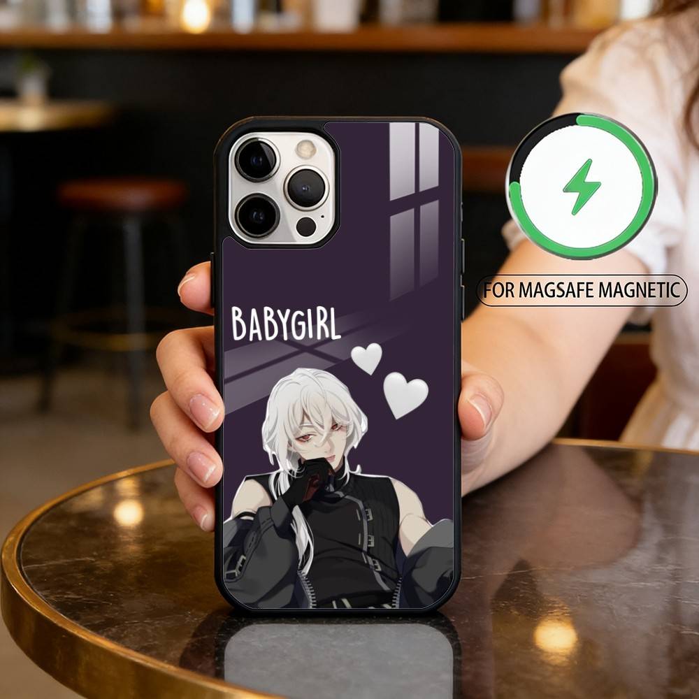 Чехол для телефона D-Date With Death для iPhone 17, 16, 15, 14, 13, 12, 11 Plus, Pro Max Магнитный для Magsafe Беспроводной зарядки