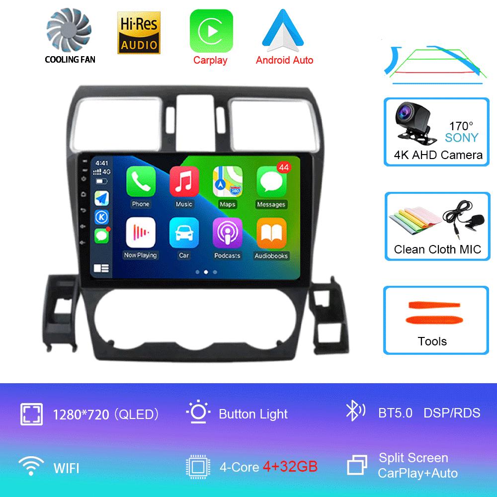 Android 14 Радио для Subaru Forester 4 SJ XV WRX 2012 - 2018 Carplay Стерео GPS Навигация Видео Плеер Автомобильная Мультимедиа 2din Carplay DVD
