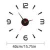 Frameless DIY Wall Clock Without Punching Wall Mechanism Night Light Arrows Decal Acrylic Wall Decoration Home Silent Clock