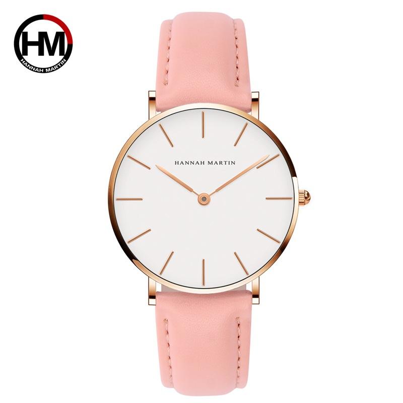 Ladies Watch Waterproof 36mm Dial Design Simple and Versatile Watch