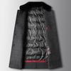 Men's Coat Autumn and Winter Mink Hair Stand-up Collar Double-sided Middle-aged Business Take-off Down Liner Warm Wool Jacket