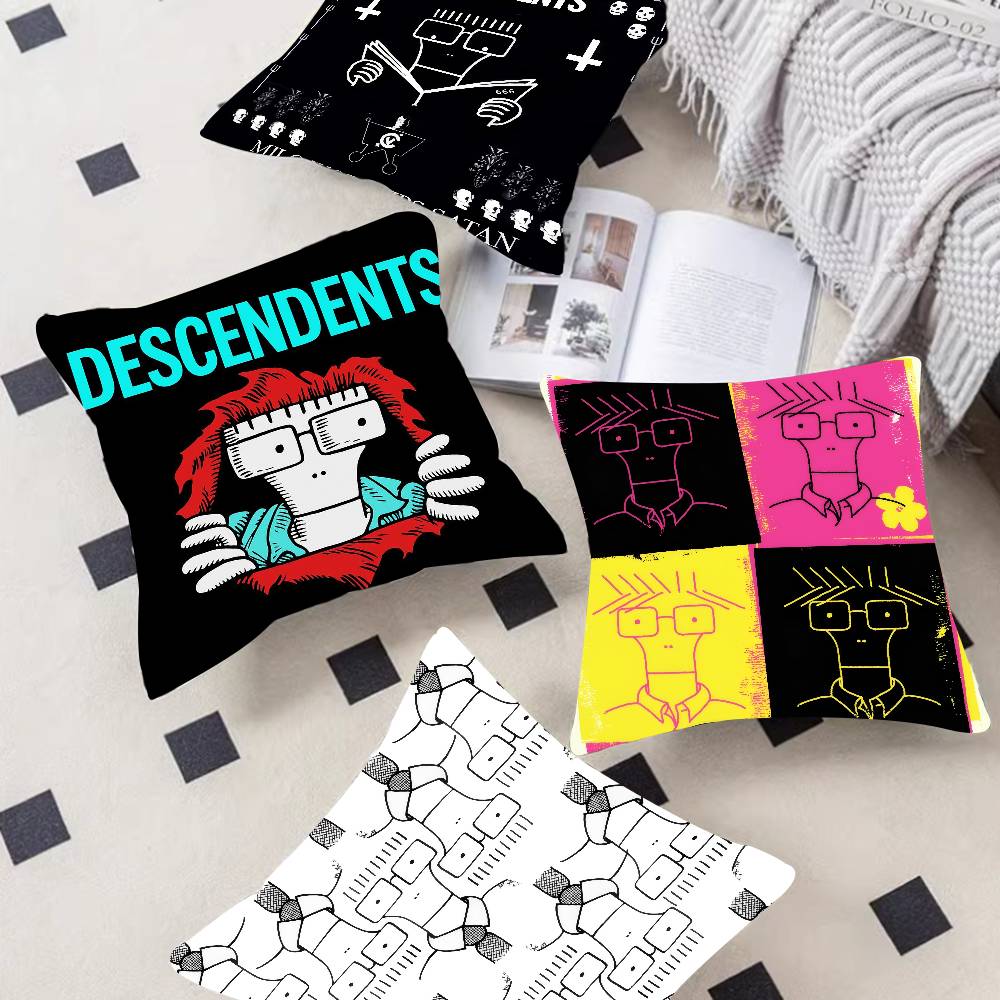 Альбом Рок Панк Групп Descendents Офисная Подушка Наволочка Автомобильная Наволочка 45X45См Наволочка для Поясницы Наволочка для Дивана