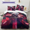 Постельное белье с узором Devil May Cry, Комплект с одеялом, Пододеяльник, Наволочка, Домашний подарок на день рождения (1 пододеяльник + 2 наволочки, без наполнителя)