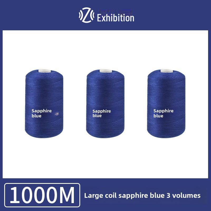 1000 ярдов ниток для бытового шитья: Полиэстер, цветная ручная работа, тонкая катушка