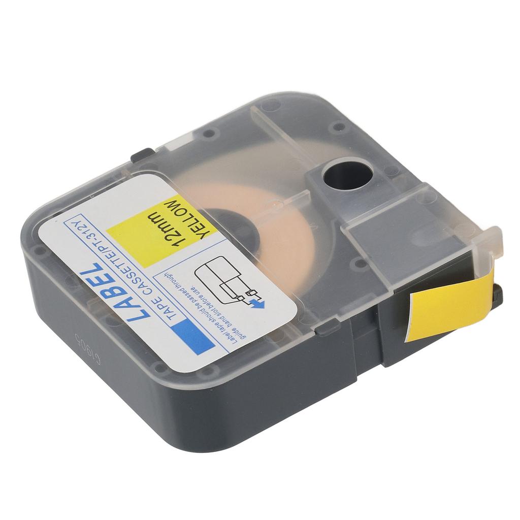 Label Tape for MAX Line Machine LM 380E LM 390A LM 370A LM 380A LM 380EZ 12mm 26.2ft Yellow Self Adhesive Label Tape
