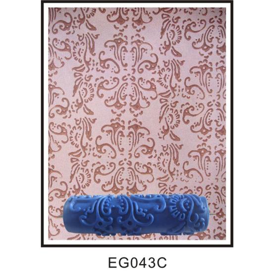 7-Inch Patterned Paint Roller Wall Decorative Art Texture Roller Household Wall Painting Embossing Texture Roller Tools Painting Supplies