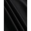 Женская повседневная футболка с графическим принтом "PRESCHOOL" - Черная с разноцветными буквами и рисунком яблока, Короткий рукав, Круглый вырез, Эластичная ткань,