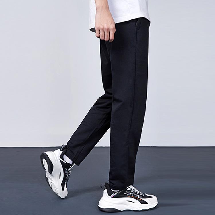 Мужские вязаные спортивные штаны Li Ning Черные AKLSG63-1