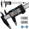 150мм Электронный Цифровой Штангенциркуль Циферблат из Углеродного Волокна Нониусный Штангенциркуль Измерительный Инструмент Микрометр Цифровая Линейка