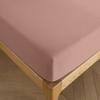 Fitted Sheet 90 X 190 Cm, 30 Cm Cap "Premium" for Single Bed - Premium Old Rose