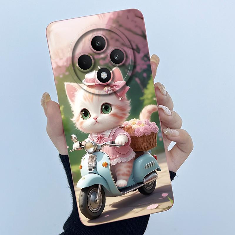Чехол для OPPO Reno 12F Милый мультяшный расписной чехол для телефона Для OPPO F27 Pro Reno 12 FS 12F Reno12F 5G Мягкий чехол OPPOF27 TPU Funda