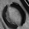 Laser Carbon Fiber textured Steering wheel covers, black laser carbon fiber 1 pair
