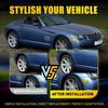 For 2004-08 Chrysler Crossfire LED Smoked Side Light Marker Front Lamp Rear 4PCS