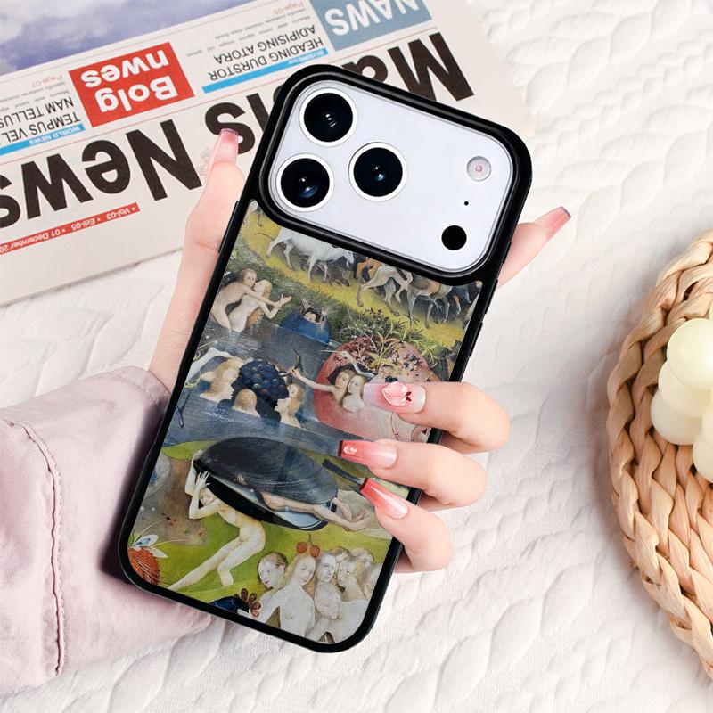 Hieronymus Bosch Art Phone Case For IPhone 17 16e 15 14 13 12 11 Pro Max Air Mini Soft Protective Cover
