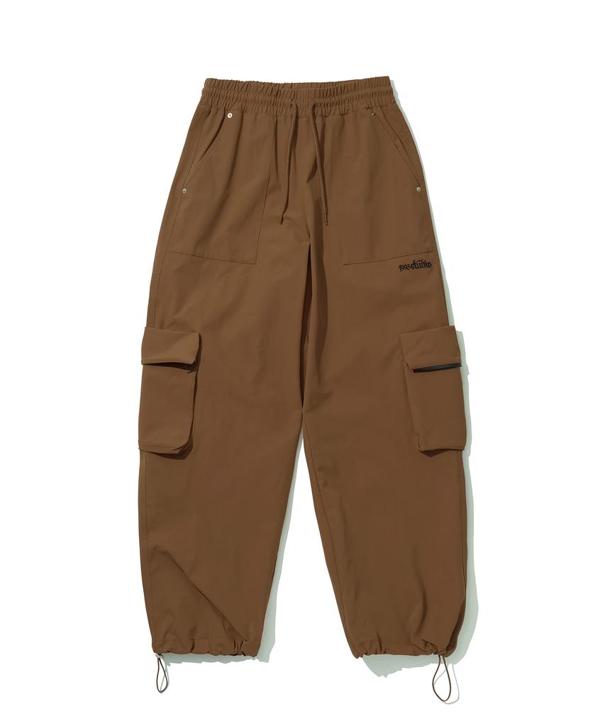 1993STUDIO Wind Cargo Wide Pants_Brick