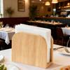 Upright Design Wooden Tissue Holders Solid Wood Wood Paper Box Napkin Storage Racks  House Party