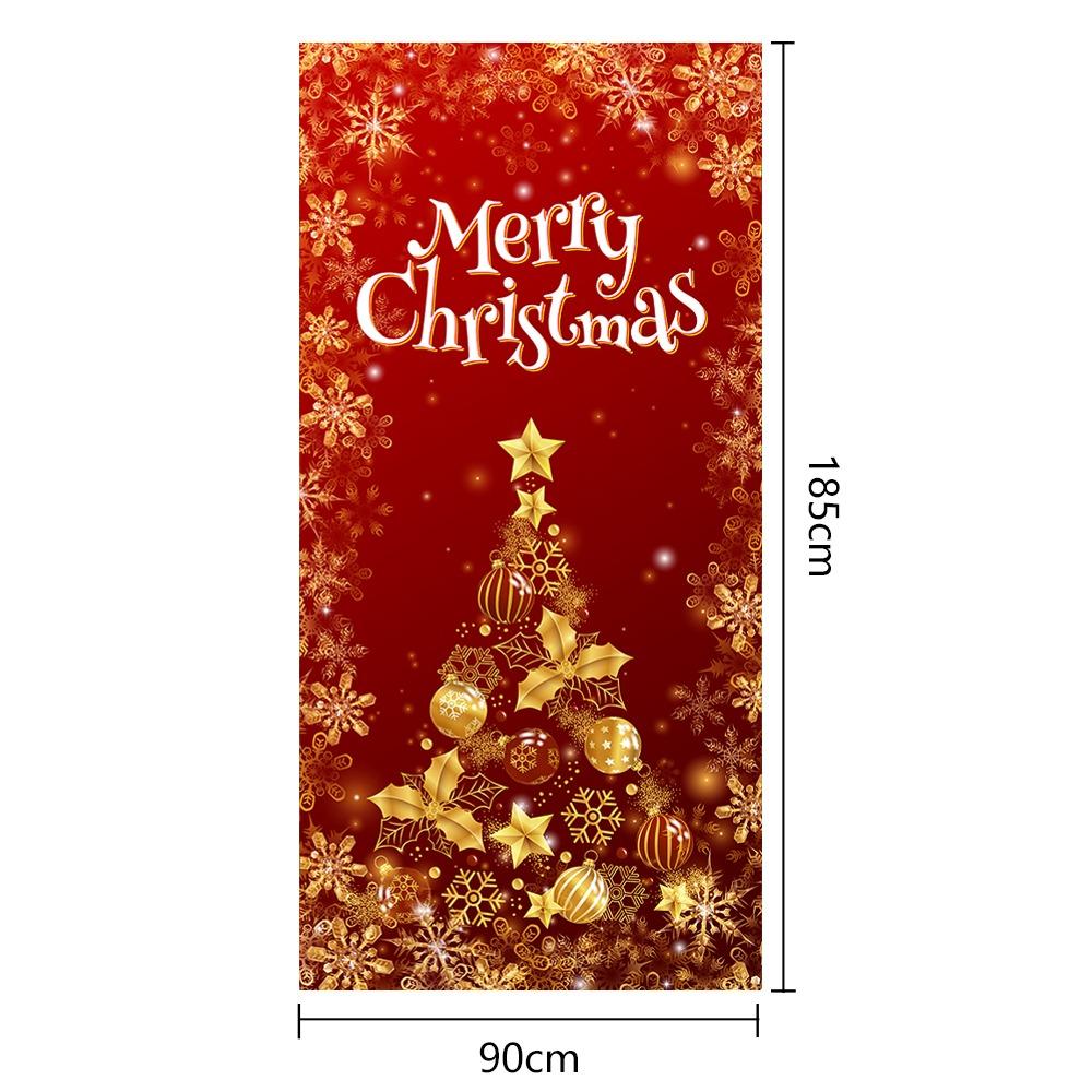 DIY Accessories Christmas Door Cover Multi Scene Window Sign Banners New Xmas Ornament  Christmas