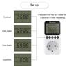 EU Plug AC Power Meter Wattmeter Watt Monitor 230V Consumption Energy KWH Socket Power Kilowatt Wattage Electricity Meter