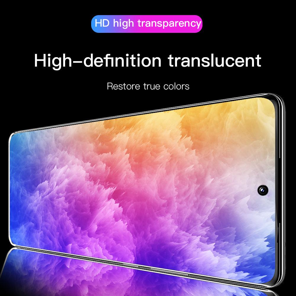 KEYSION Tempered Glass Full Cover for HONOR 200 Pro 5G 20 Lite 5G HD Transparent Screen Protective Glass Film for Honor 90 Smart