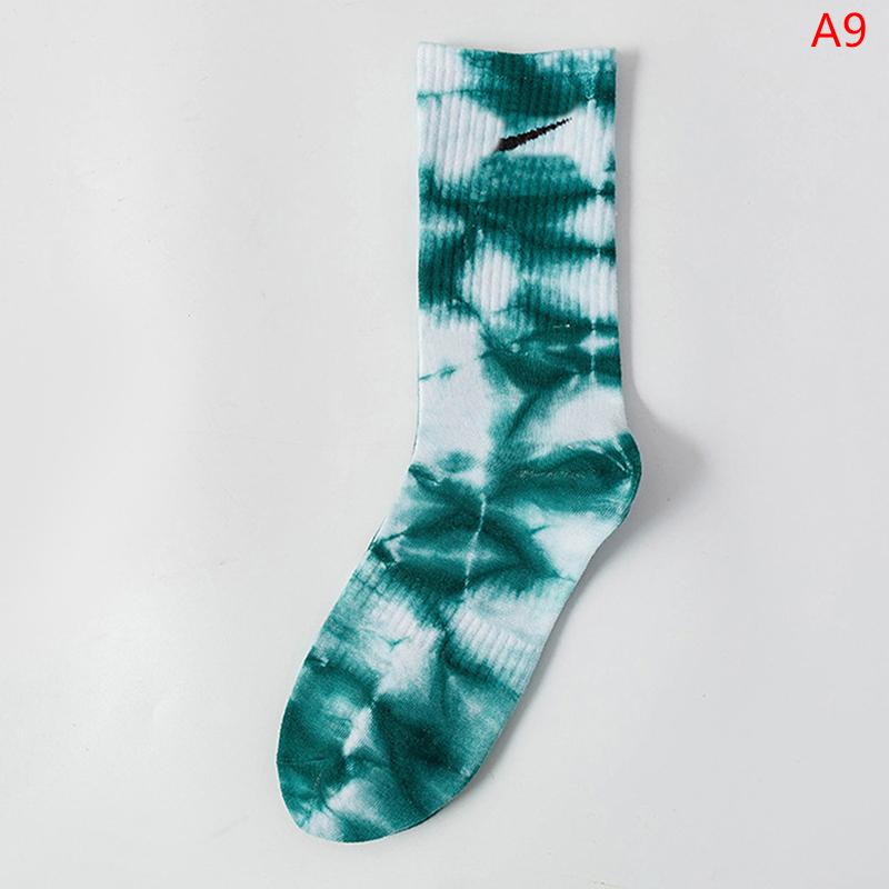 Носки Tie-Dye для мужчин и женщин, хлопковые, цветные, Vortex Hook, 19 стилей, хип-хоп, скейтборд, забавные, счастливые, мягкие, для девочек